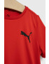 Puma tricou copii ACTIVE Small Logo Tee B culoarea rosu cu imprimeu - Pled.ro