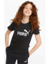 Puma tricou copii ESS+ Logo Knotted Tee G culoarea negru - Pled.ro