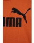 Puma tricou de bumbac pentru copii ESS Logo Tee B culoarea portocaliu cu imprimeu - Pled.ro