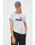 Puma tricou din bumbac culoarea gri - Pled.ro