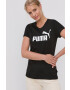 Puma Tricou din bumbac 586774 culoarea negru - Pled.ro