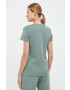 Puma tricou din bumbac culoarea verde - Pled.ro