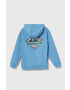 Quiksilver bluza copii GRAPHICHOODIE OTLR cu glugă cu imprimeu - Pled.ro