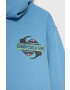 Quiksilver bluza copii GRAPHICHOODIE OTLR cu glugă cu imprimeu - Pled.ro