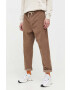 Quiksilver pantaloni de bumbac culoarea maro drept - Pled.ro