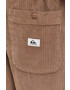 Quiksilver pantaloni de bumbac culoarea maro drept - Pled.ro