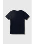 Quiksilver tricou de bumbac pentru copii QSMINDBARRELSSY TEES culoarea albastru marin cu imprimeu - Pled.ro