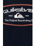 Quiksilver tricou de bumbac pentru copii QSMINDBARRELSSY TEES culoarea albastru marin cu imprimeu - Pled.ro