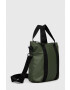 Rains borseta 13920 Tote Bag Mini culoarea verde - Pled.ro