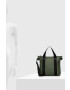 Rains borseta 13920 Tote Bag Mini culoarea verde - Pled.ro