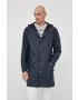 Rains geacă 12020 Long Jacket culoarea albastru marin de tranzitie 12020.47-Navy - Pled.ro