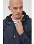 Rains geacă 12020 Long Jacket culoarea albastru marin de tranzitie 12020.47-Navy - Pled.ro