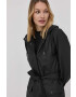 Rains geacă 18130 Curve Jacket femei culoarea negru de tranzitie 18130.01-Black - Pled.ro