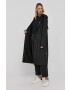 Rains geacă 18360 Longer Jacket culoarea negru de tranzitie 18360.01-Black - Pled.ro