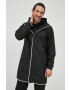 Rains geacă 18540 Long Jacket Reflective culoarea negru de tranzitie 18540.70-BlackRefle - Pled.ro