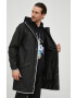 Rains geacă 18540 Long Jacket Reflective culoarea negru de tranzitie 18540.70-BlackRefle - Pled.ro