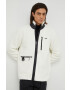 Rains geacă 18420 Heavy Fleece Jacket culoarea alb de tranzitie 18420.82-82.Fossil - Pled.ro