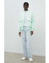 Rains geaca de ploaie 15530 Fuse Bomber Jacket culoarea verde de tranzitie oversize - Pled.ro