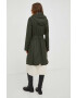 Rains geaca de ploaie 18130 Jackets femei culoarea verde de tranzitie - Pled.ro