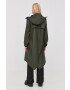 Rains geacă de ploaie 18140 Fishtail Parka culoarea verde de tranzitie 18140.03-Green - Pled.ro