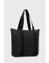 Rains geanta 12250 Tote Bag Rush culoarea negru - Pled.ro