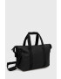 Rains geanta 13190 Weekend Bag Small culoarea negru - Pled.ro