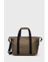 Rains geanta 13190 Weekend Bag Small culoarea auriu - Pled.ro