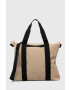 Rains geanta 14150 Tote Bags culoarea bej - Pled.ro