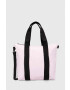 Rains geanta 14160 Tote Bags culoarea roz - Pled.ro