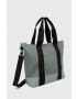 Rains geanta 14170 Tote Bags culoarea verde - Pled.ro