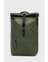 Rains rucsac 13160 Rolltop Rucksack culoarea verde mare neted 13160.65-65.Evergre - Pled.ro