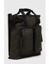 Rains rucsac 14240 Weekendbags culoarea verde mare neted - Pled.ro