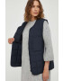 Rains vesta 18160 Vests culoarea albastru marin de tranzitie - Pled.ro