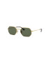 Ray-Ban ochelari de soare culoarea verde - Pled.ro