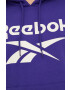 Reebok bluza femei culoarea violet cu imprimeu - Pled.ro