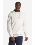 Reebok Classic hanorac de bumbac Small Vector Hoodie culoarea bej cu glugă melanj HS7152-CHAMEL - Pled.ro