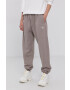 Reebok Classic Pantaloni femei culoarea galben material neted - Pled.ro