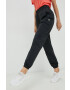 Reebok Classic pantaloni de trening femei culoarea negru neted - Pled.ro