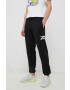 Reebok Classic pantaloni de trening culoarea negru cu imprimeu - Pled.ro