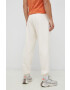 Reebok Classic pantaloni de trening din bumbac culoarea bej neted HS9153-NONDYE - Pled.ro