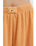 Reebok Classic pantaloni scurti femei culoarea maro neted high waist - Pled.ro