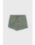 Reebok Classic pantaloni scurti din bumbac culoarea verde - Pled.ro