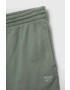 Reebok Classic pantaloni scurti din bumbac culoarea verde - Pled.ro