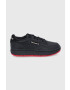 Reebok Classic Pantofi Club C Double culoarea negru cu platformă - Pled.ro