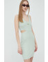 Reebok Classic rochie H58681 culoarea verde mini mulata - Pled.ro