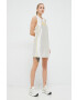 Reebok Classic rochie culoarea bej mini drept - Pled.ro