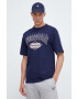 Reebok Classic tricou din bumbac culoarea albastru marin cu imprimeu - Pled.ro