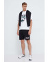 Reebok Classic tricou din bumbac Basketball culoarea alb cu imprimeu - Pled.ro