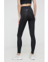 Reebok leggins de antrenament GS1956 femei culoarea negru neted - Pled.ro