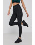 Reebok Colanți femei culoarea negru material neted - Pled.ro